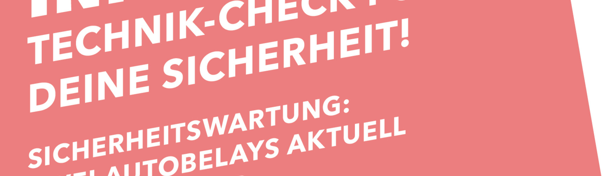 Hinweis Wartung Autobelays | © diekletterarena