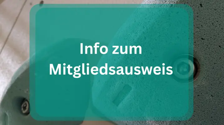 Info zum Mitgliedsausweis | © DAV Heilbronn