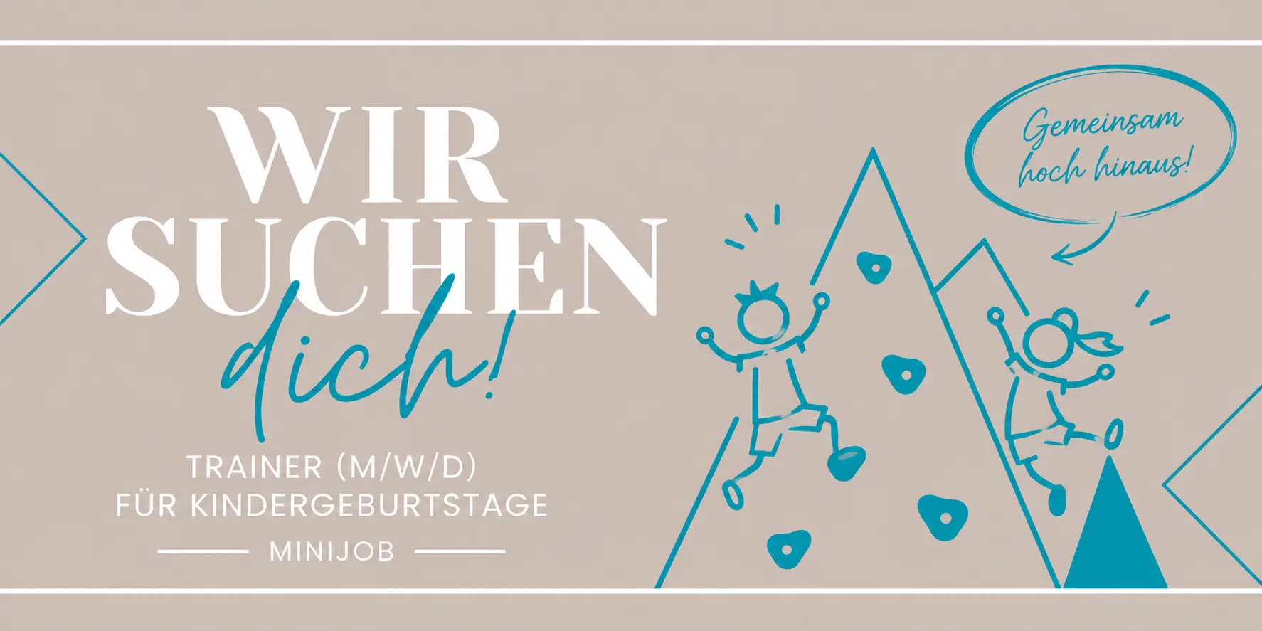 WirSuchenDichTrainerKindergeburtstag | © Canva