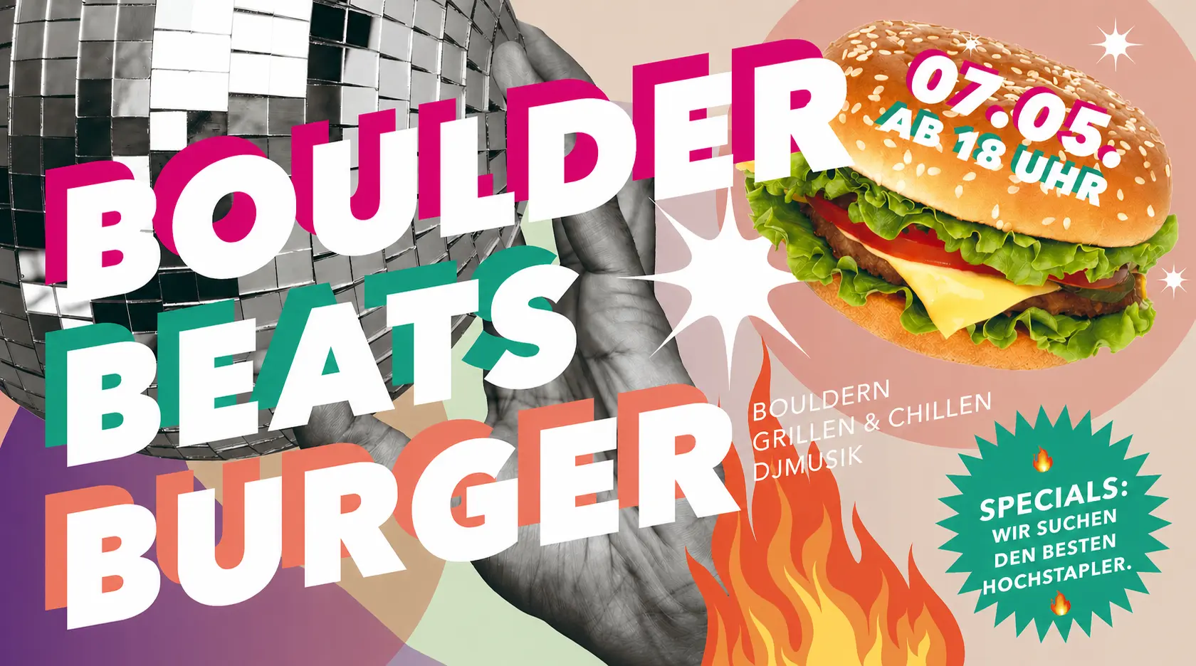 Event in der Kletterarena - BoulderBeatsBurger | © DAV Heilbronn