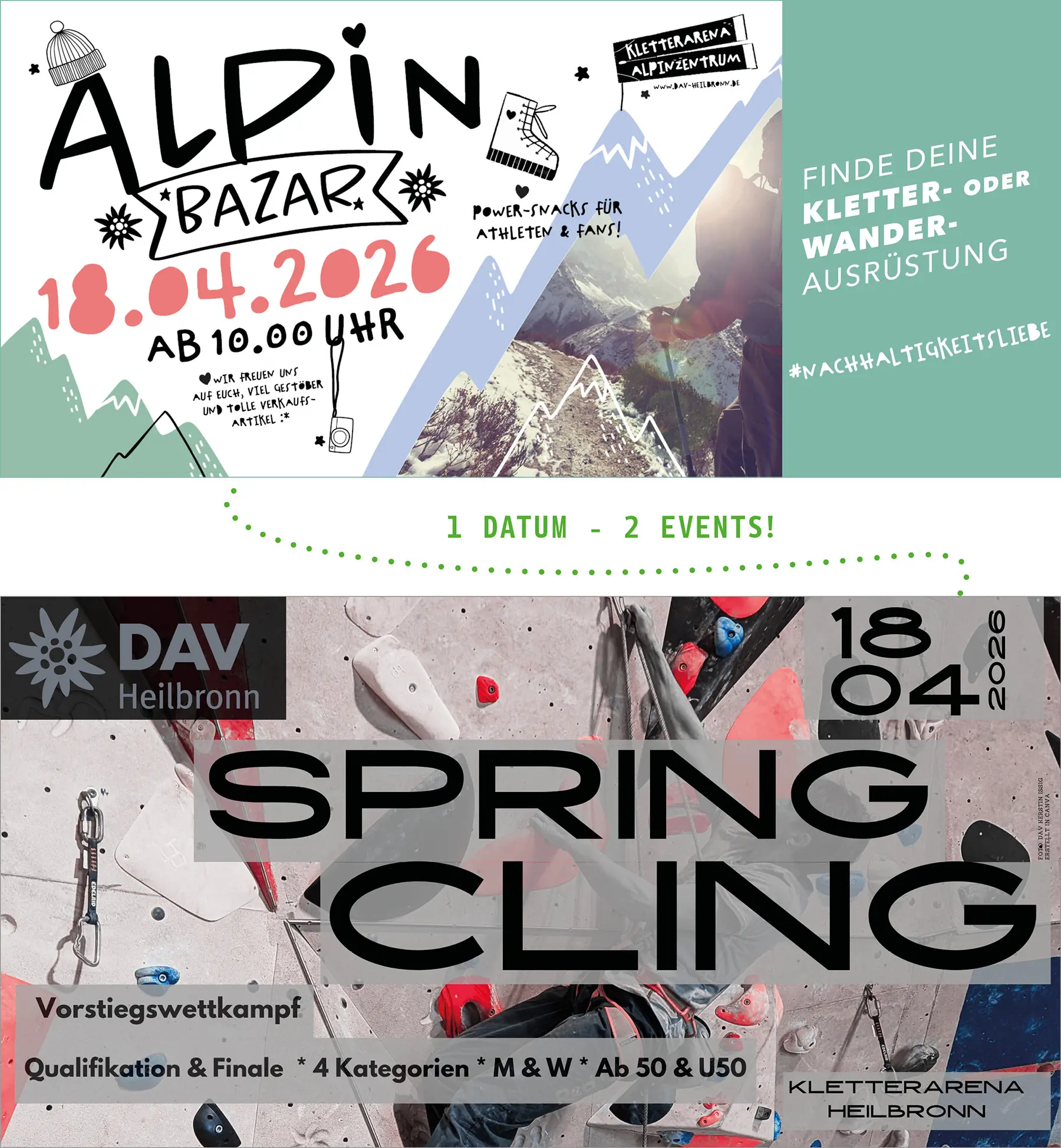 DAV Heilbronn - Alpinbazar und SpringCling 18042026 | © DAV Heilbronn